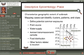 Screenshot of training depicting its navigation, text, and graphics.