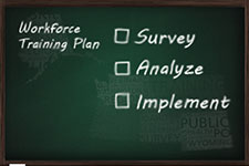 Blackboard reading: Workforce training plan: Survey, Analyze, Implement